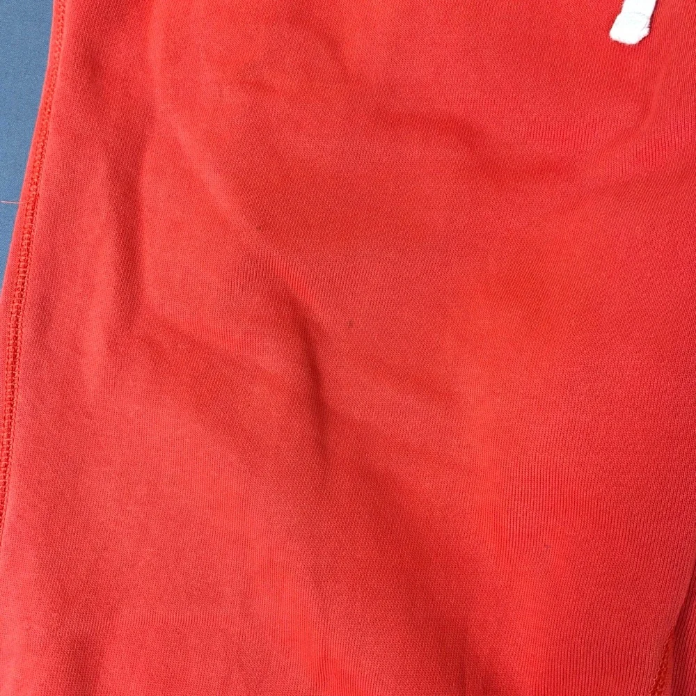 Polo Ralph Lauren Red Fleece Jogger Sweatpants Men's Size Large Open Hem